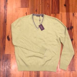 Aristo 100% Cashmere sweater - M - light green